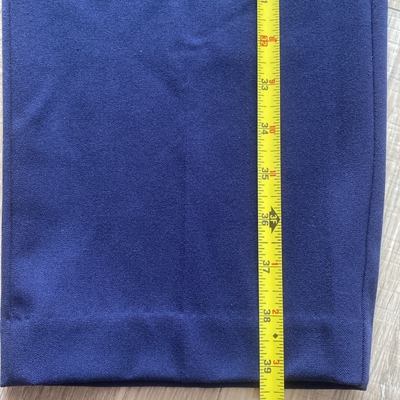 NEW Alia Navy Dressy Straight Pants 14 - Picture 5 of 9
